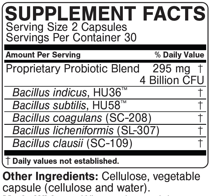 Microbiome Labs, MegaSporeBiotic 60 Capsules